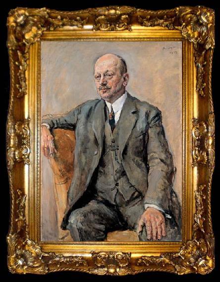 framed  Max Slevogt Portrait of Julius Freund, ta009-2